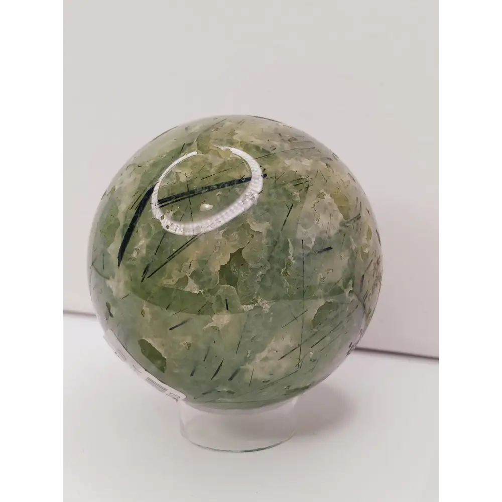 💚✨ Prehnite Sphere – Heart Healing & Peaceful Protection! 🌿 - Spheres