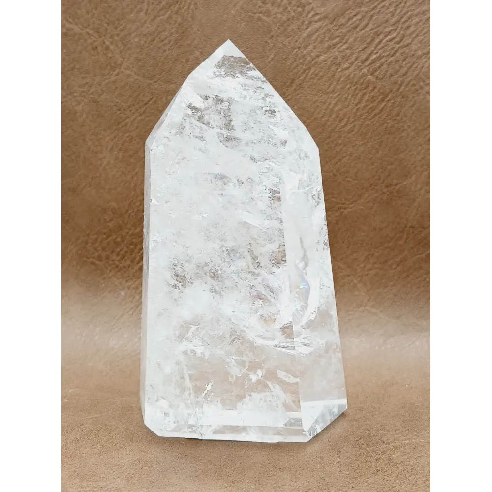 🌈✨ Rainbow Quartz Tower – Joy Clarity and Magical Light 🤍 - 13 - 4’’ - Towers