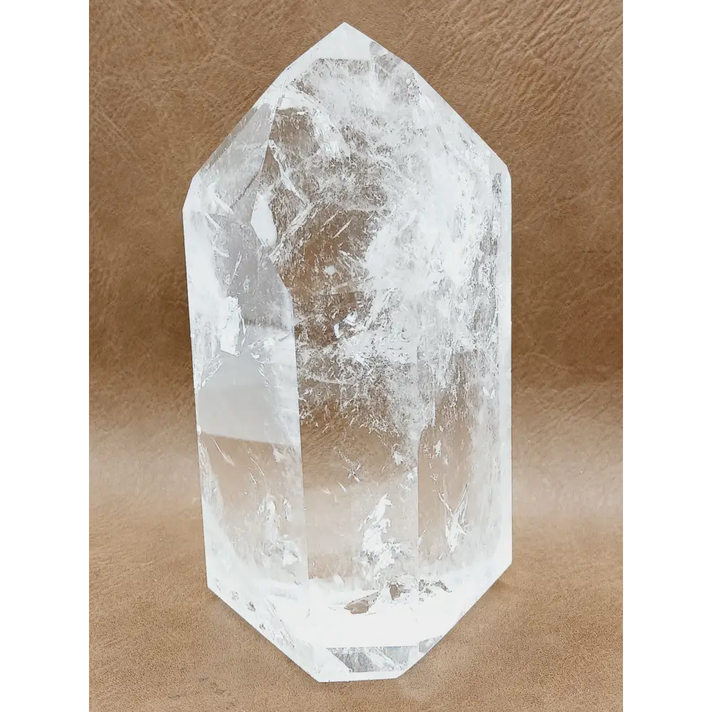 🌈✨ Rainbow Quartz Tower – Joy Clarity and Magical Light 🤍 - 15 - 4.75’’ - Towers
