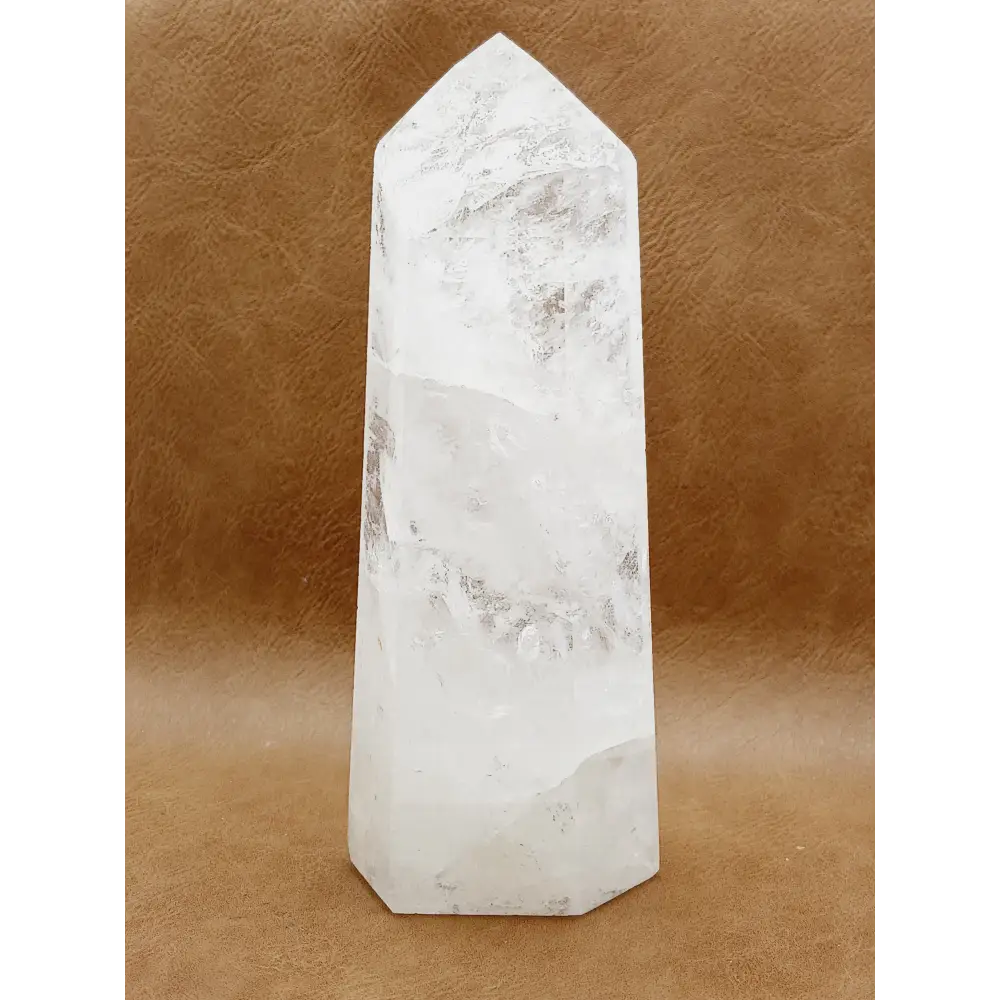 🌈✨ Rainbow Quartz Tower – Joy Clarity and Magical Light 🤍 - 16 - 6.5’’ - Towers
