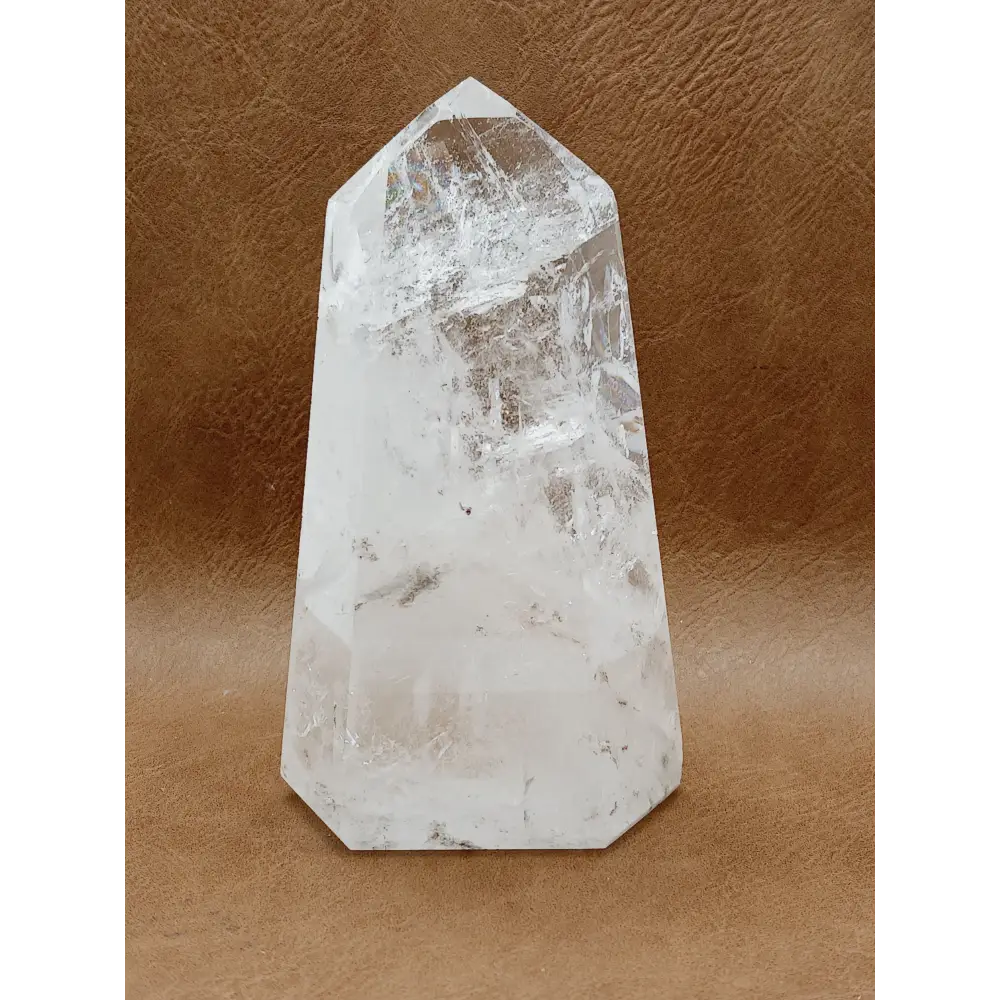 🌈✨ Rainbow Quartz Tower – Joy Clarity and Magical Light 🤍 - 17 - 4.5’’ - Towers
