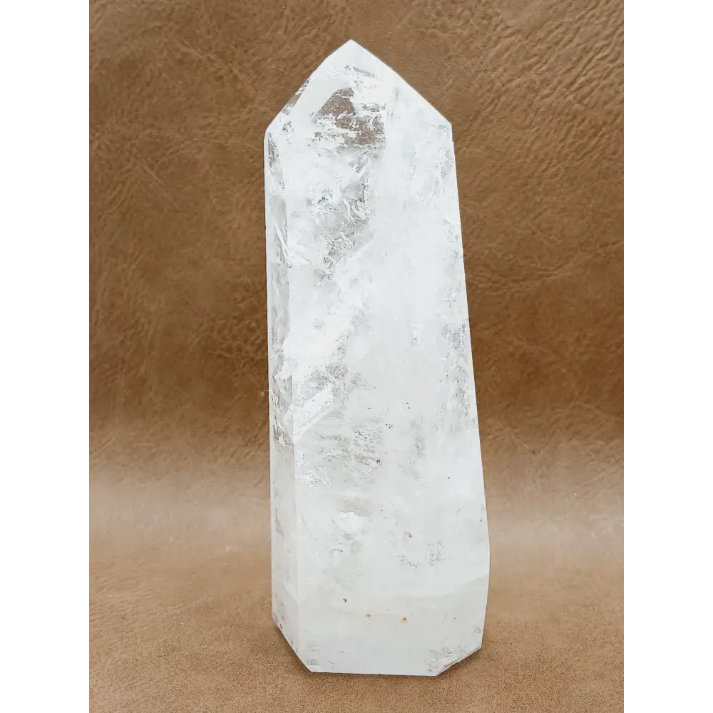 🌈✨ Rainbow Quartz Tower – Joy Clarity and Magical Light 🤍 - 22 - 4.75’’ - Towers