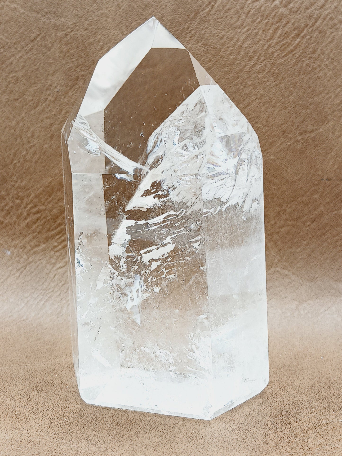 🌈✨ Rainbow Quartz Tower – Joy Clarity and Magical Light 🤍 - 6 - 3.25’’ - Towers
