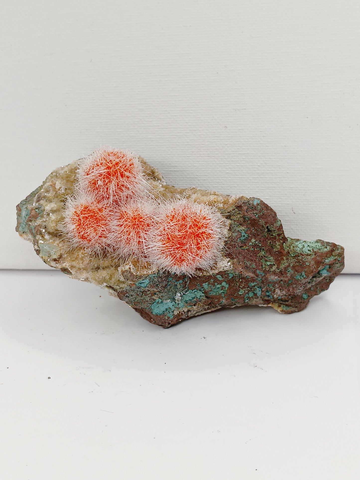 🌟 Rare Moroccan Orange Magnesite & Quartz Zeolite Specimen 🌄 - 3 - 4.25’’ - Specimens