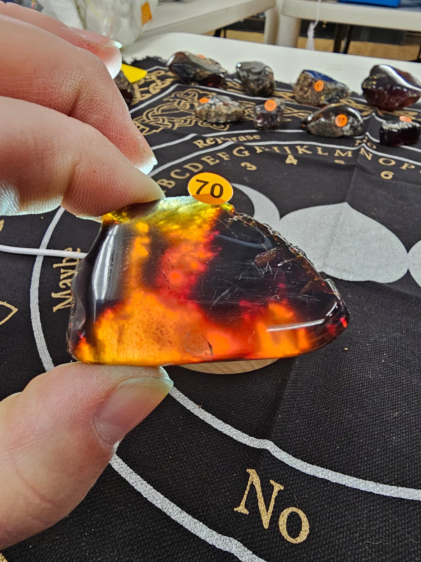 🔥 Red Amber from Sumatra - 1’’ to 1.5’’ Chunks ✨ - Small-70 - Specimens