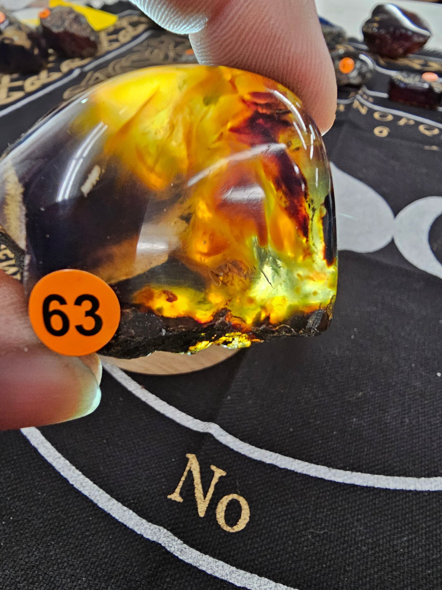 🔥 Red Amber from Sumatra - 1’’ to 1.5’’ Chunks ✨ - Medium-63 - Specimens
