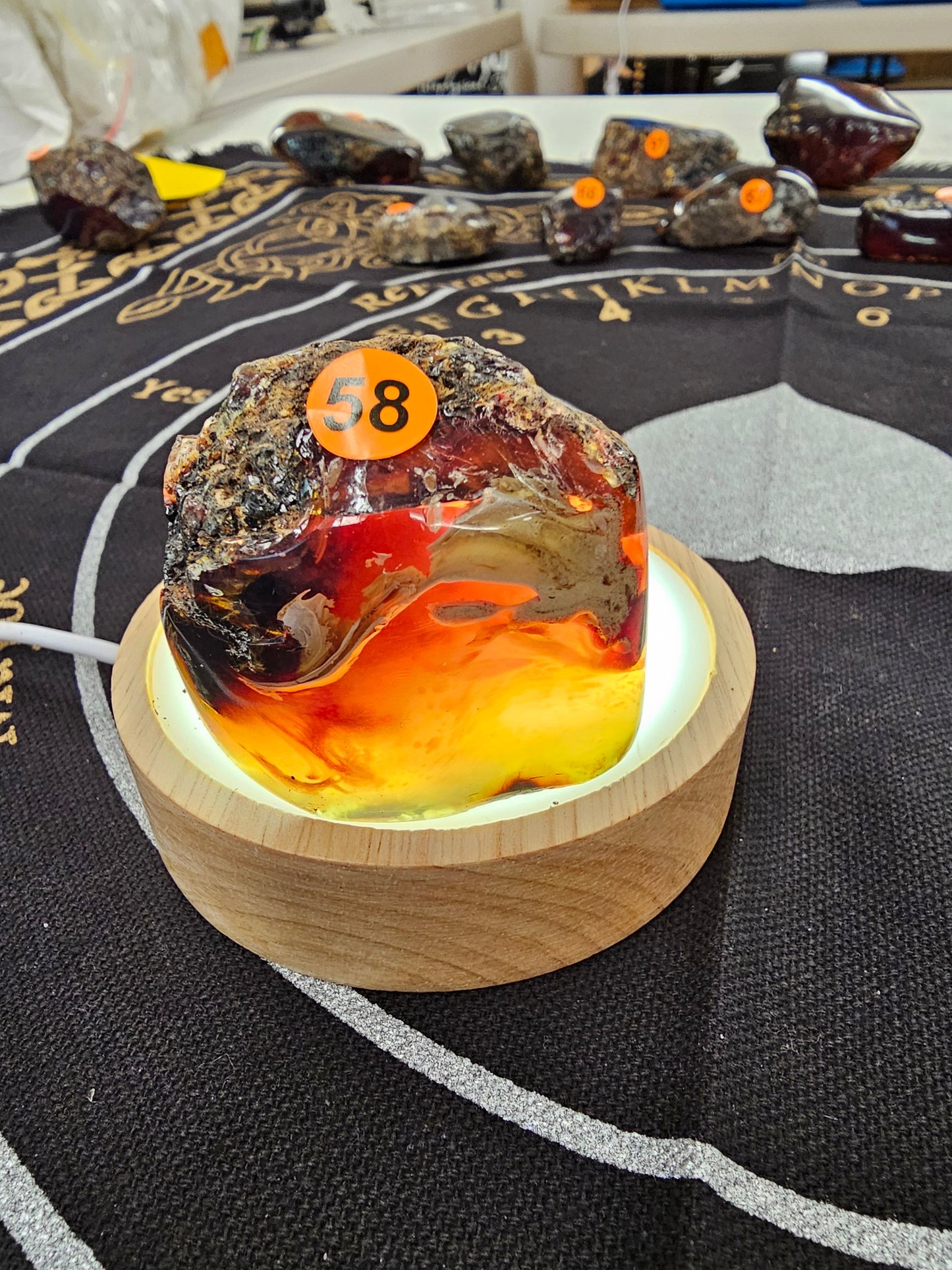🔥 Red Amber from Sumatra - 1’’ to 1.5’’ Chunks ✨ - Medium-58 - Specimens