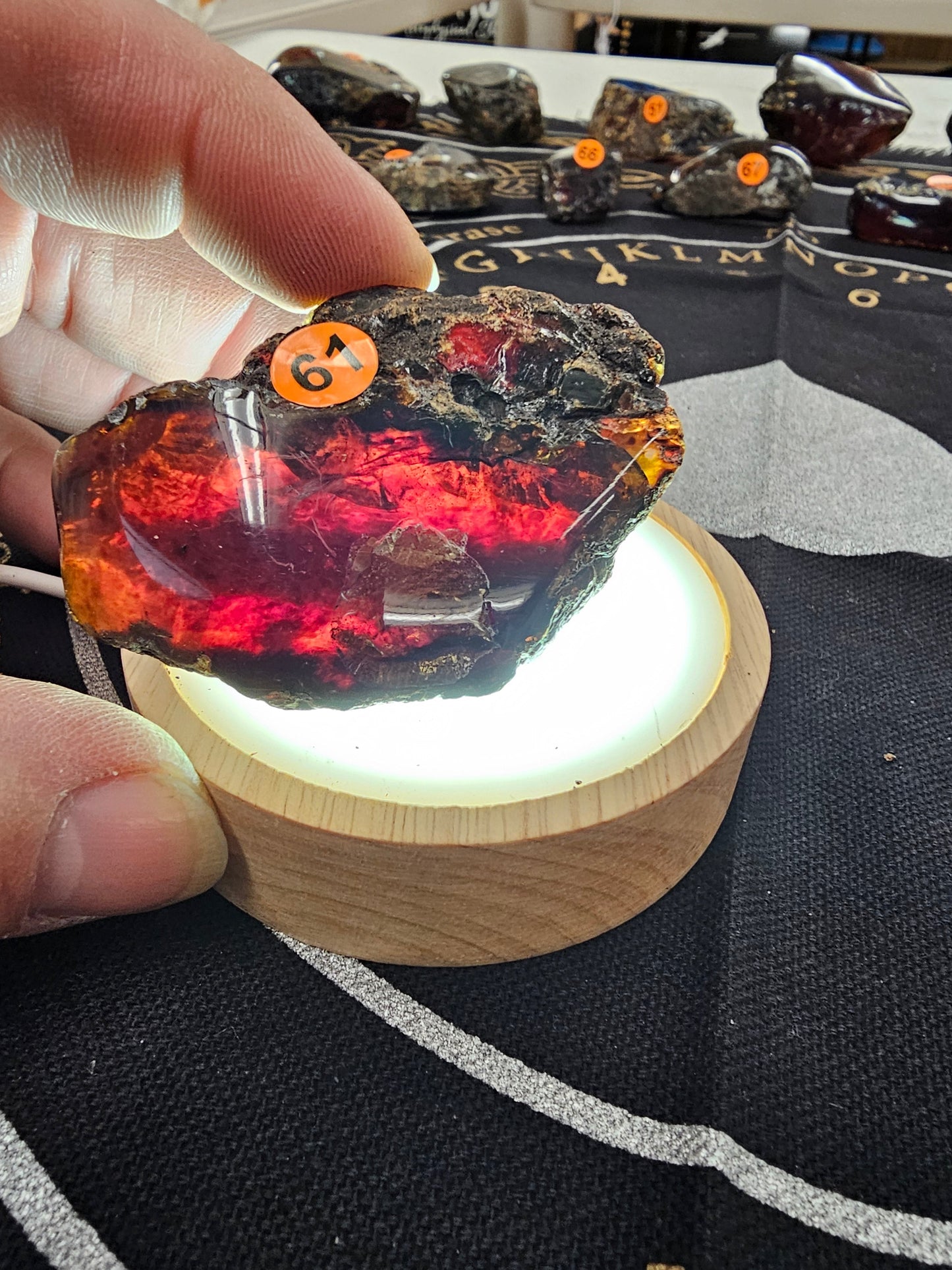 🔥 Red Amber from Sumatra - 1’’ to 1.5’’ Chunks ✨ - Medium-61 - Specimens