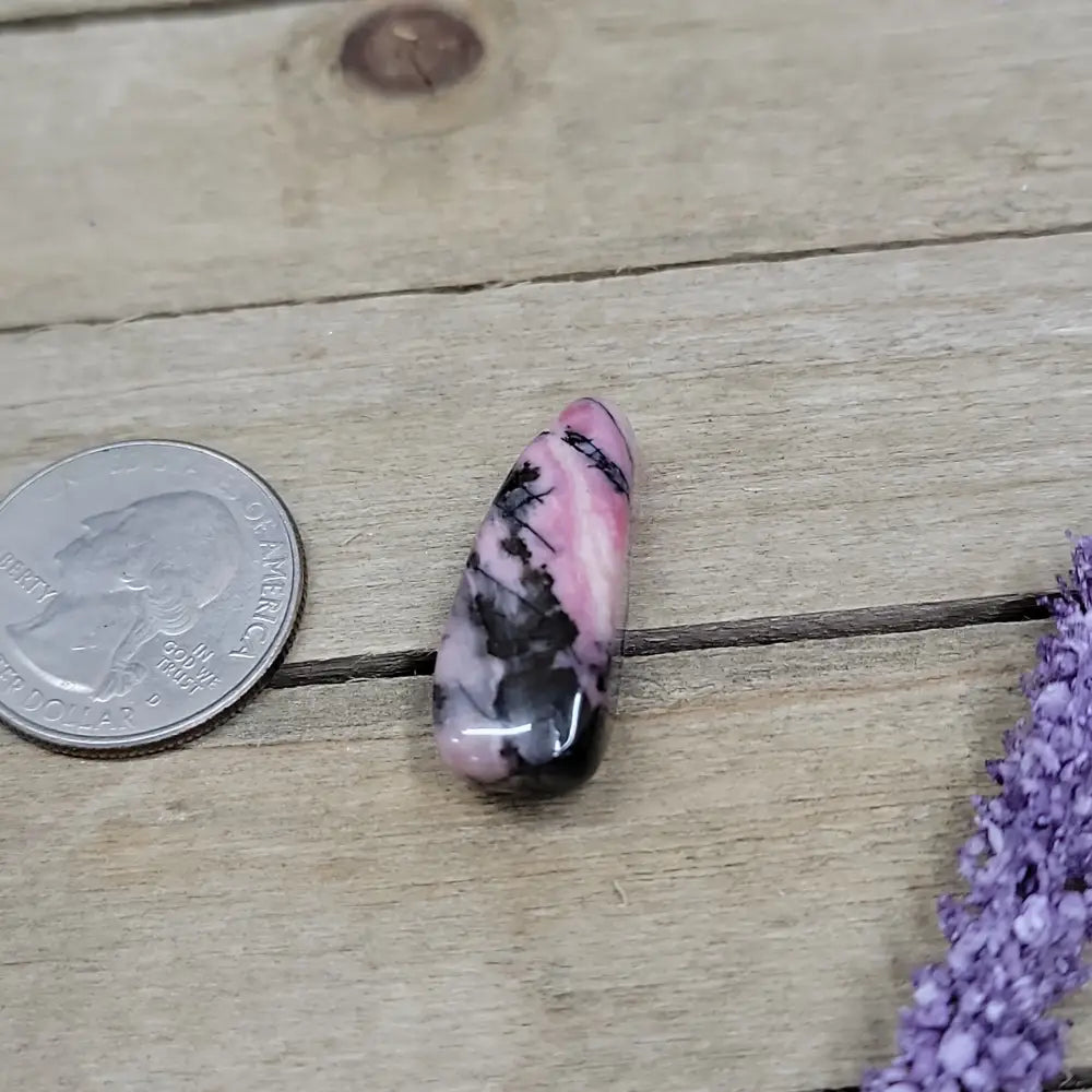 Rhodanite Tumble Packs & Pendants - 07. Pendant - Grid Working