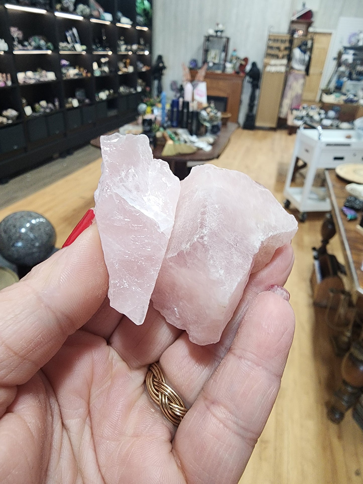 🌸✨ Rose Quartz Rough – Unconditional Love Heart Healing and Gentle Compassion! 💗 - Tumbles