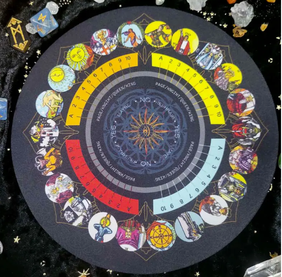 Round Altar Pendulum Pad 8 3/4āā - Pendulums & Mats