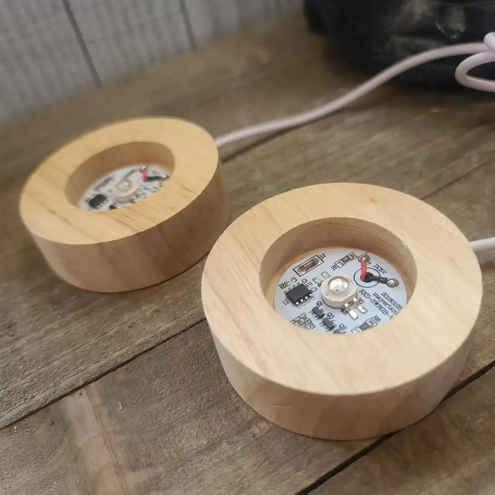 Small Lighted Stand/Base White - LED - STANDS