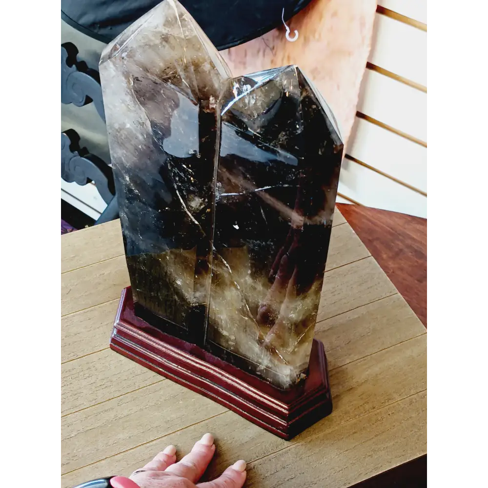 š¤āØ Smokey Quartz Double Point ā Grounding Protection and Energy Flow š¼ - Towers