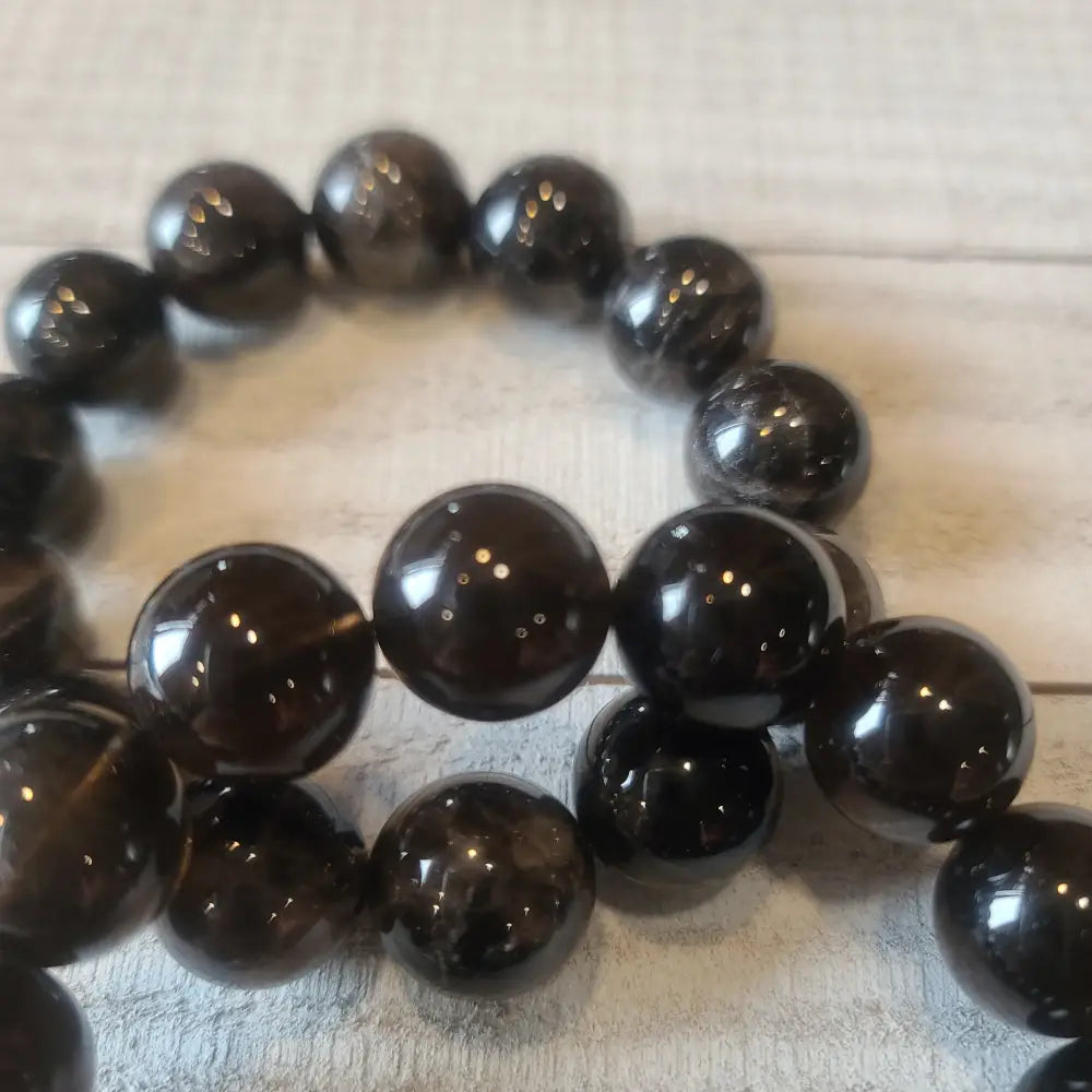 Smokey Quartz Bracelet - 16mm - OMC BRACELETS