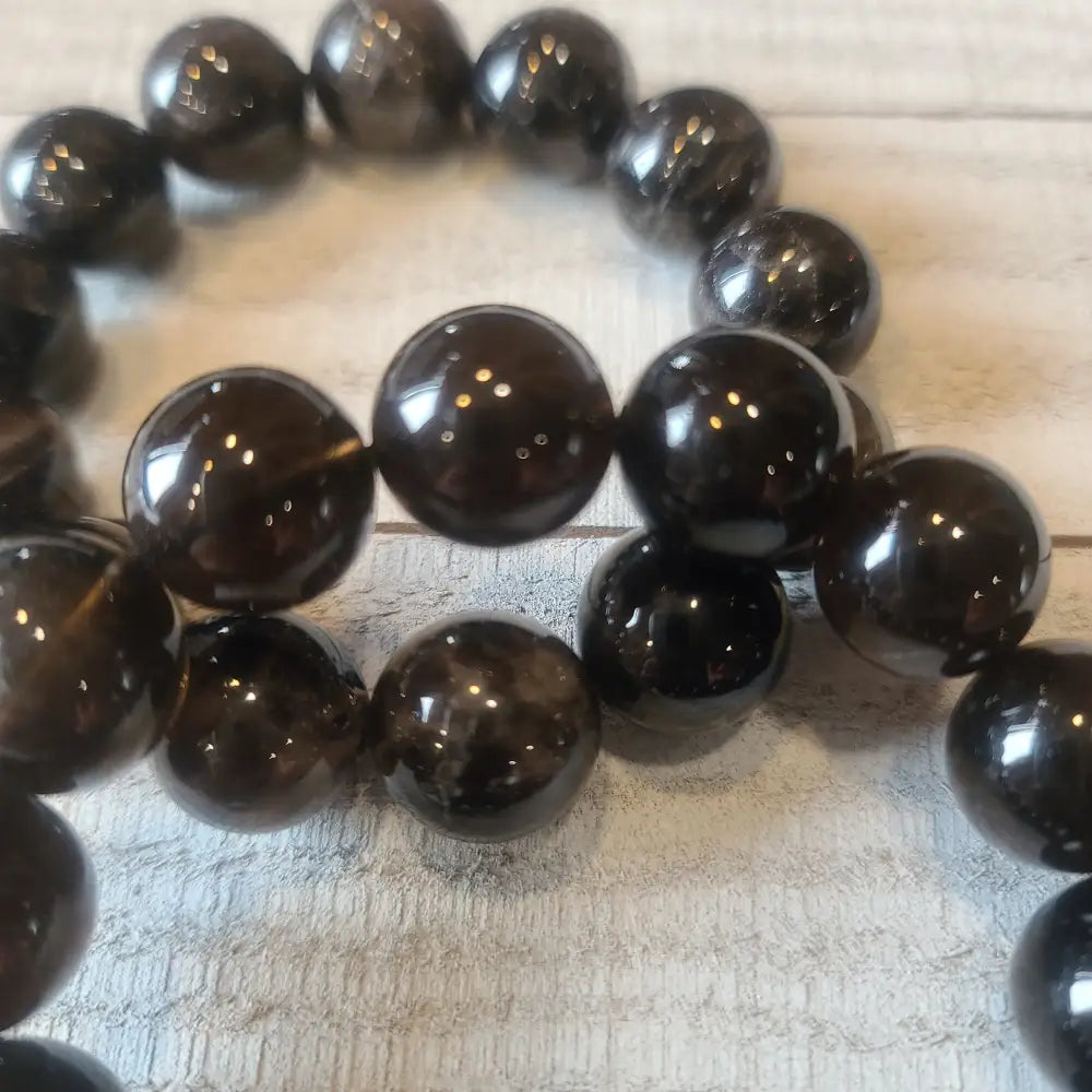 Smokey Quartz Bracelet - 16mm - OMC BRACELETS