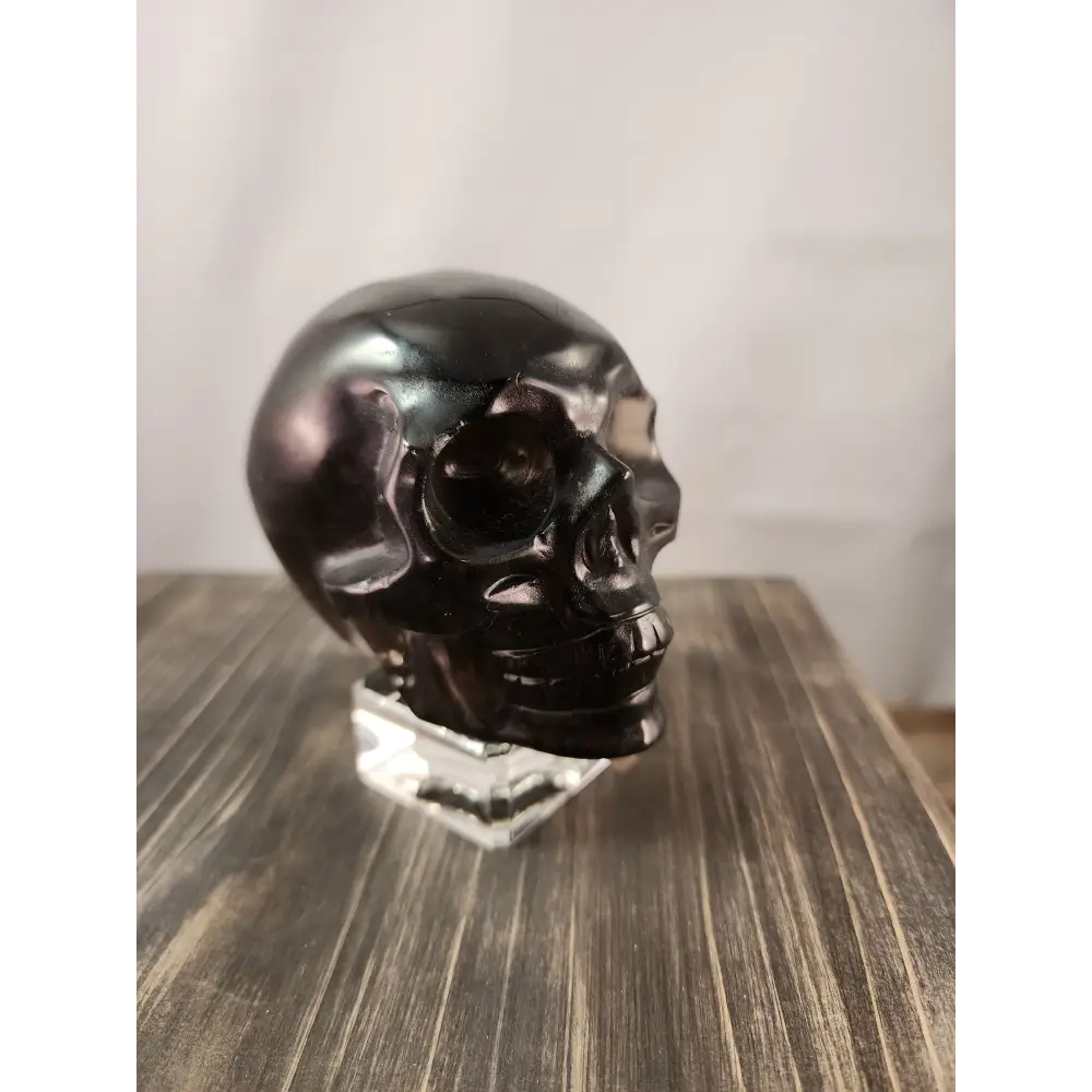 💀🌌 Smoky Quartz Skull 4’’ – Grounding and Spiritual Shield 🌌💀 - Carvings