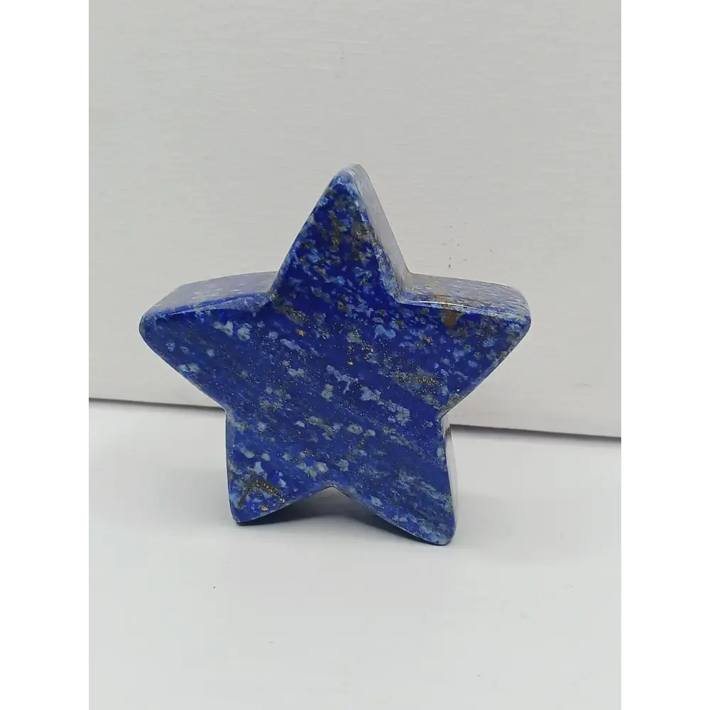 🌙⭐ Star and Moon Carvings – Dream Manifest and Illuminate Your Path ✨ - Lapis Star - 2.5’’