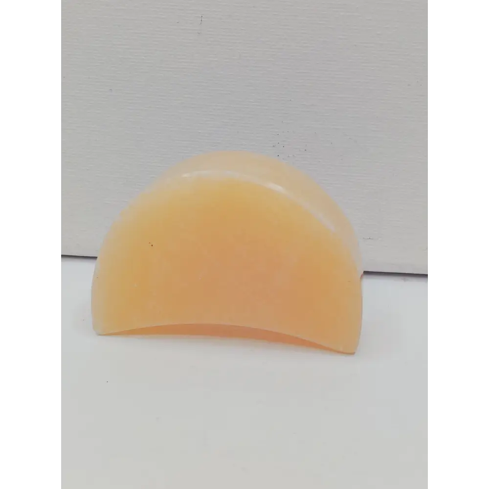 🌙⭐ Star and Moon Carvings – Dream Manifest and Illuminate Your Path ✨ - Orange Calcite Moon - 2.5’’