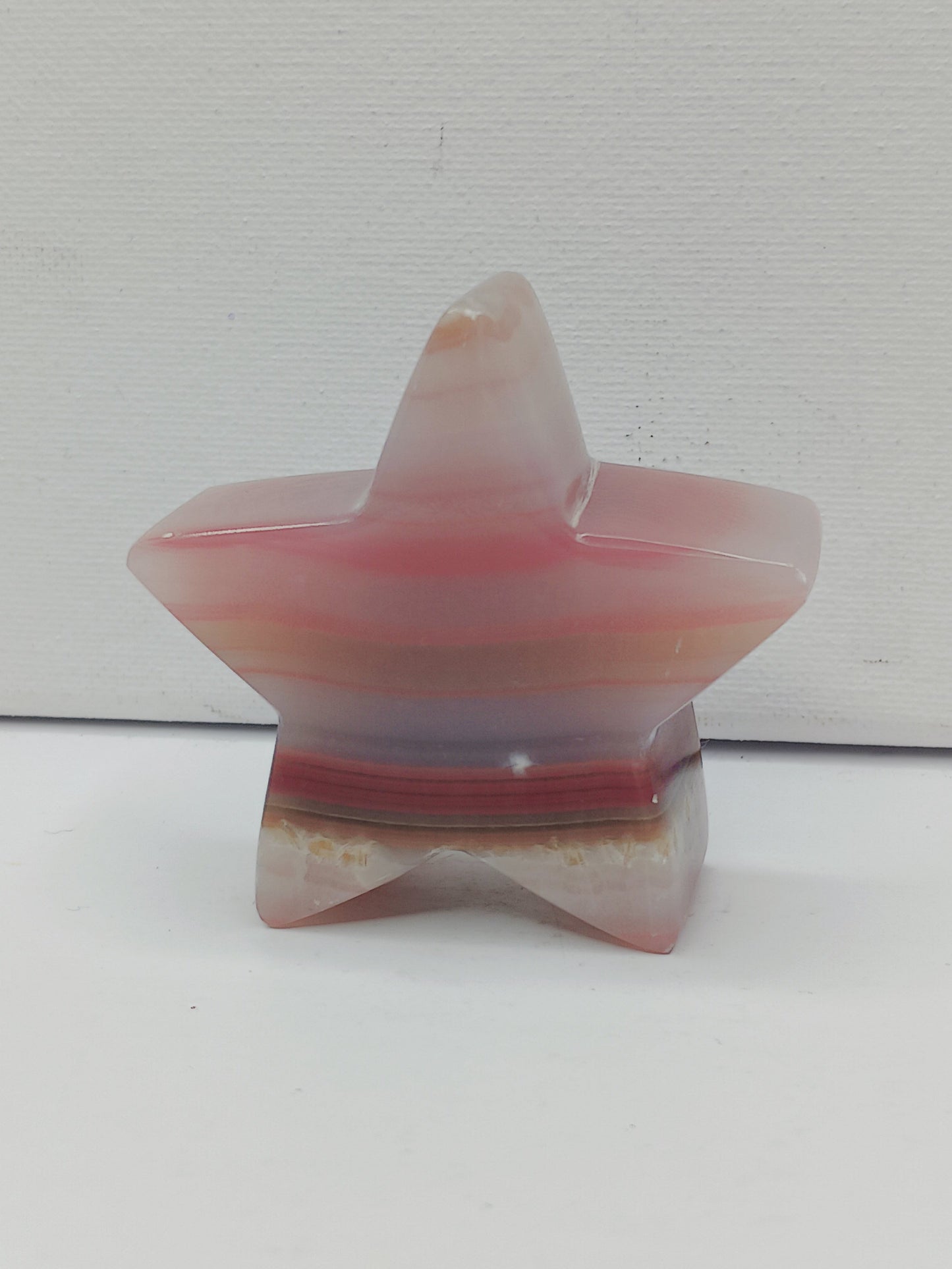 🌙⭐ Star and Moon Carvings – Dream Manifest and Illuminate Your Path ✨ - Pink Calcite Star - 2.5’’