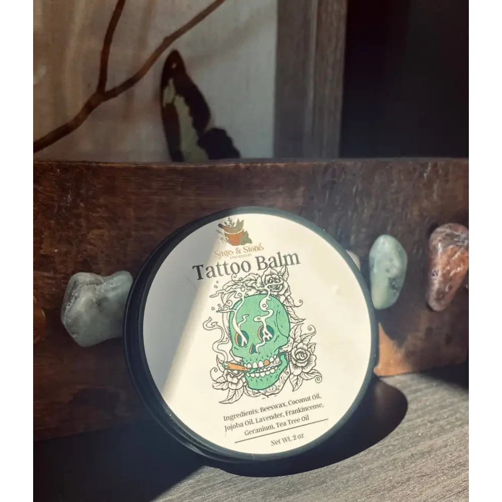 🌱✨ Tattoo Healing Balm – Nourish Protect and Keep Your Ink Vibrant! 🖤 - Bath Body & Skin Products
