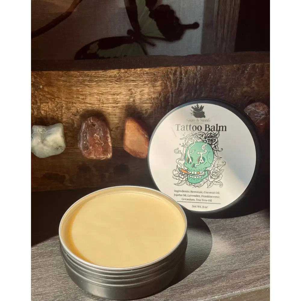 🌱✨ Tattoo Healing Balm – Nourish Protect and Keep Your Ink Vibrant! 🖤 - Bath Body & Skin Products