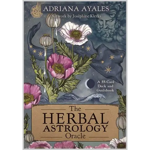 🌿✨ The Herbal Astrology Oracle – 55-Card Deck and Guidebook by Adriana Ayales – Heal Align and Unlock Plant Wisdom 🌙