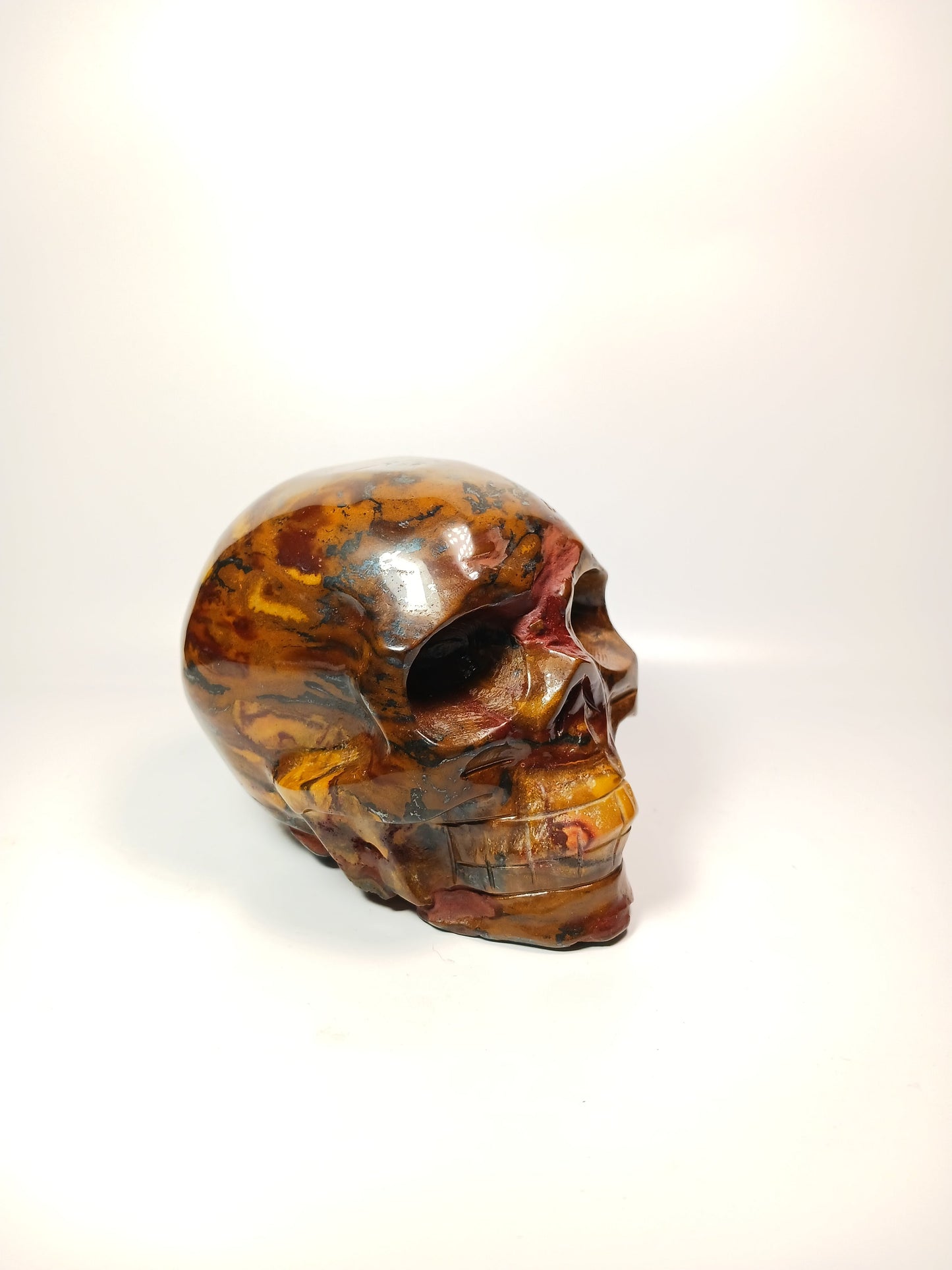 🦁💀 Tiger Iron Skull 4 Inch – Strength and Creative Power 💀🦁 - Carvings