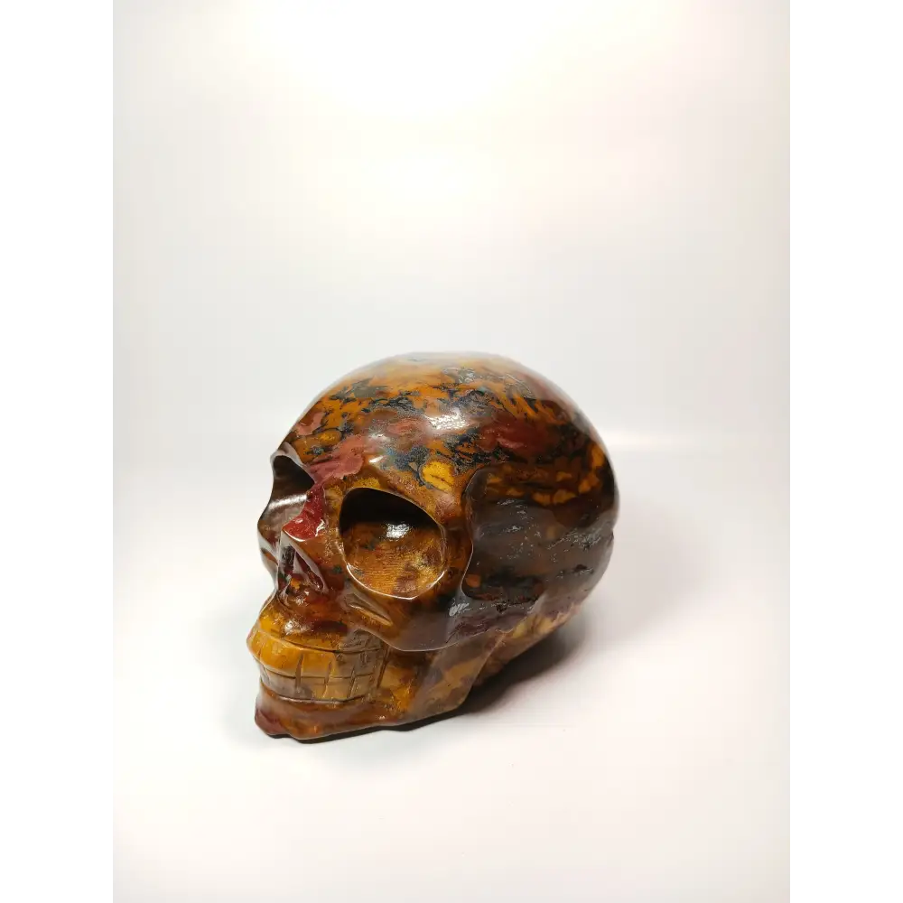🦁💀 Tiger Iron Skull 4 Inch – Strength and Creative Power 💀🦁 - Carvings