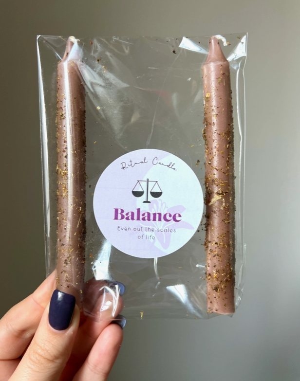 Twin Ritual Candles - Balance - Candles & Accessories