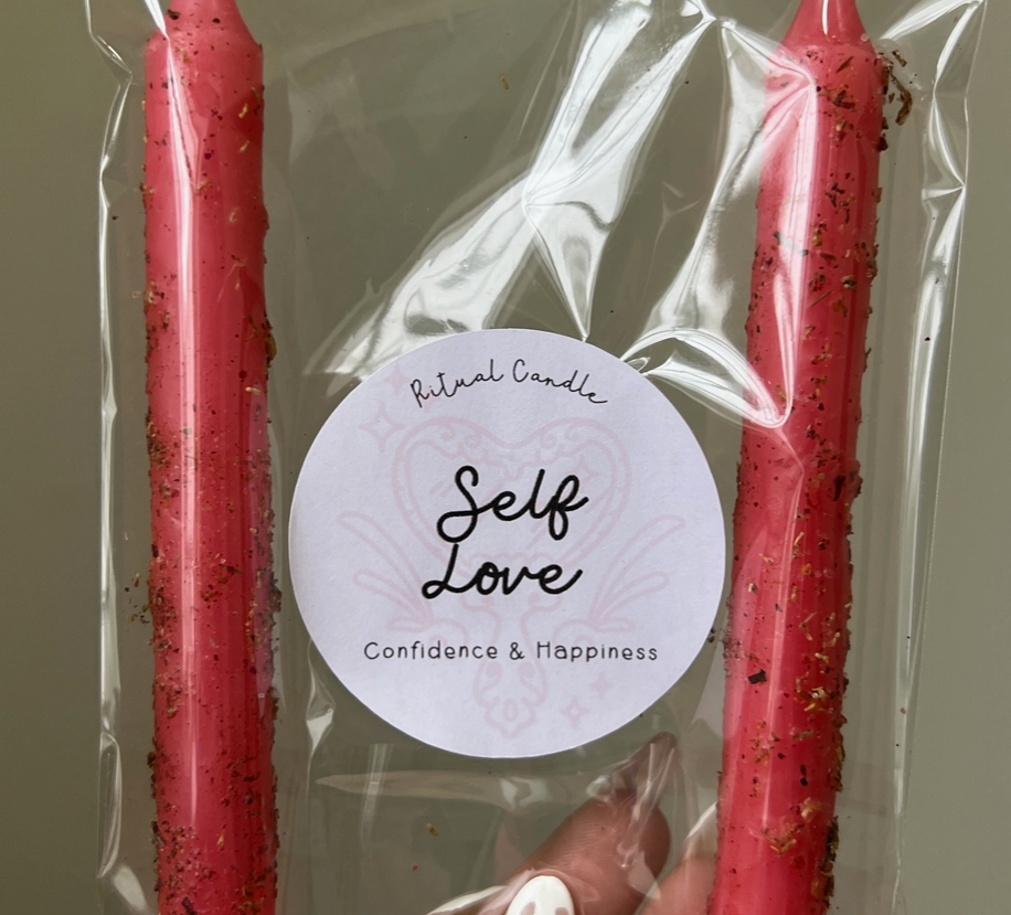 Twin Ritual Candles - Self Love - Candles & Accessories