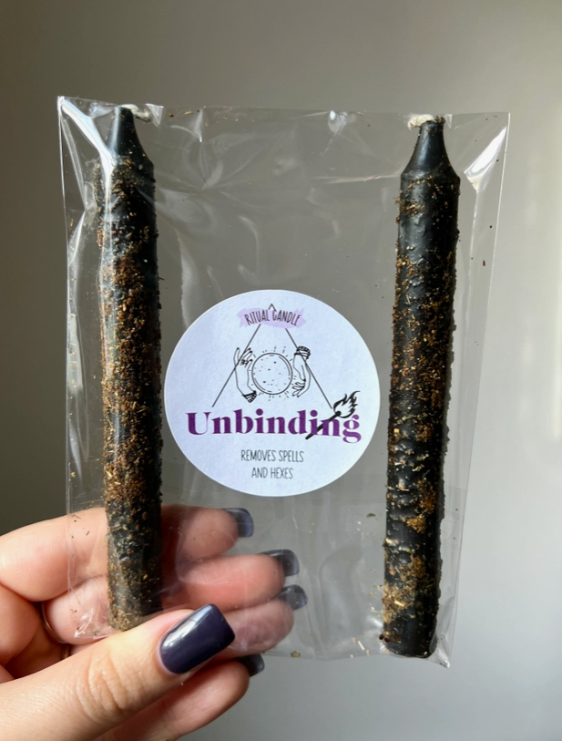 Twin Ritual Candles - Unbinding - Candles & Accessories