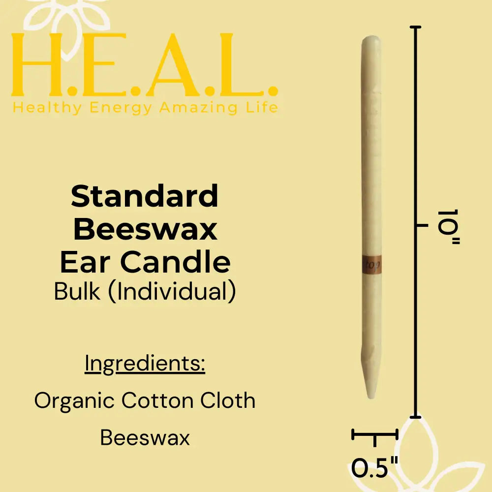 🐝✨ Unscented Beeswax Ear Candles by Doc Harmony – Pure Gentle Wellness (2-Pack) 🕯️ - Candles & Accessories
