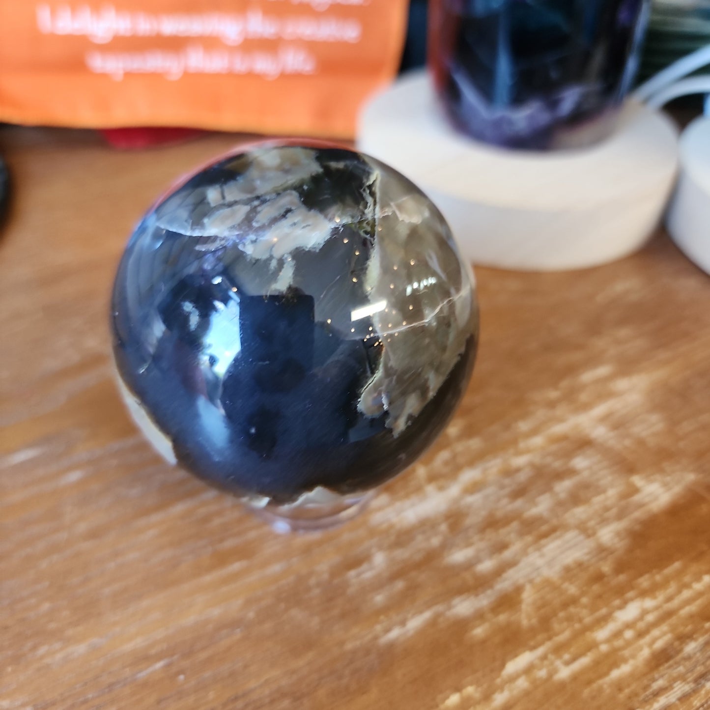 🌋🤍 Volcano Agate Spheres (2.5’’) – Ignite Transformation and Grounding Energy! 🤍🌋 - 5 - Spheres