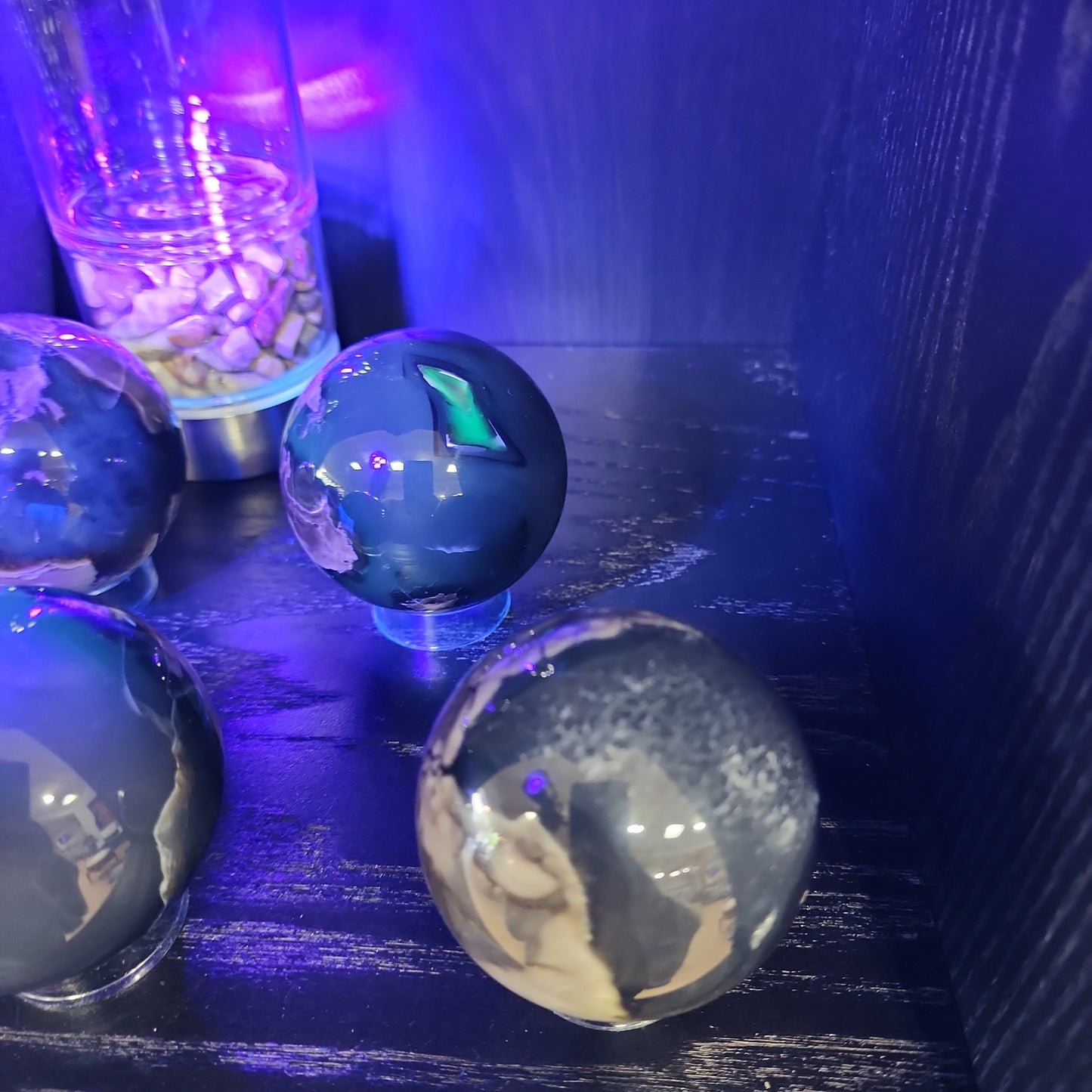🌋🤍 Volcano Agate Spheres (2.5’’) – Ignite Transformation and Grounding Energy! 🤍🌋 - Spheres
