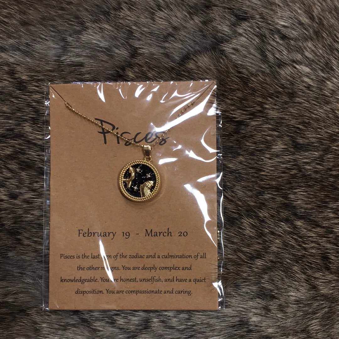 Zodiac Necklaces #1 - Pisces - Jewelry