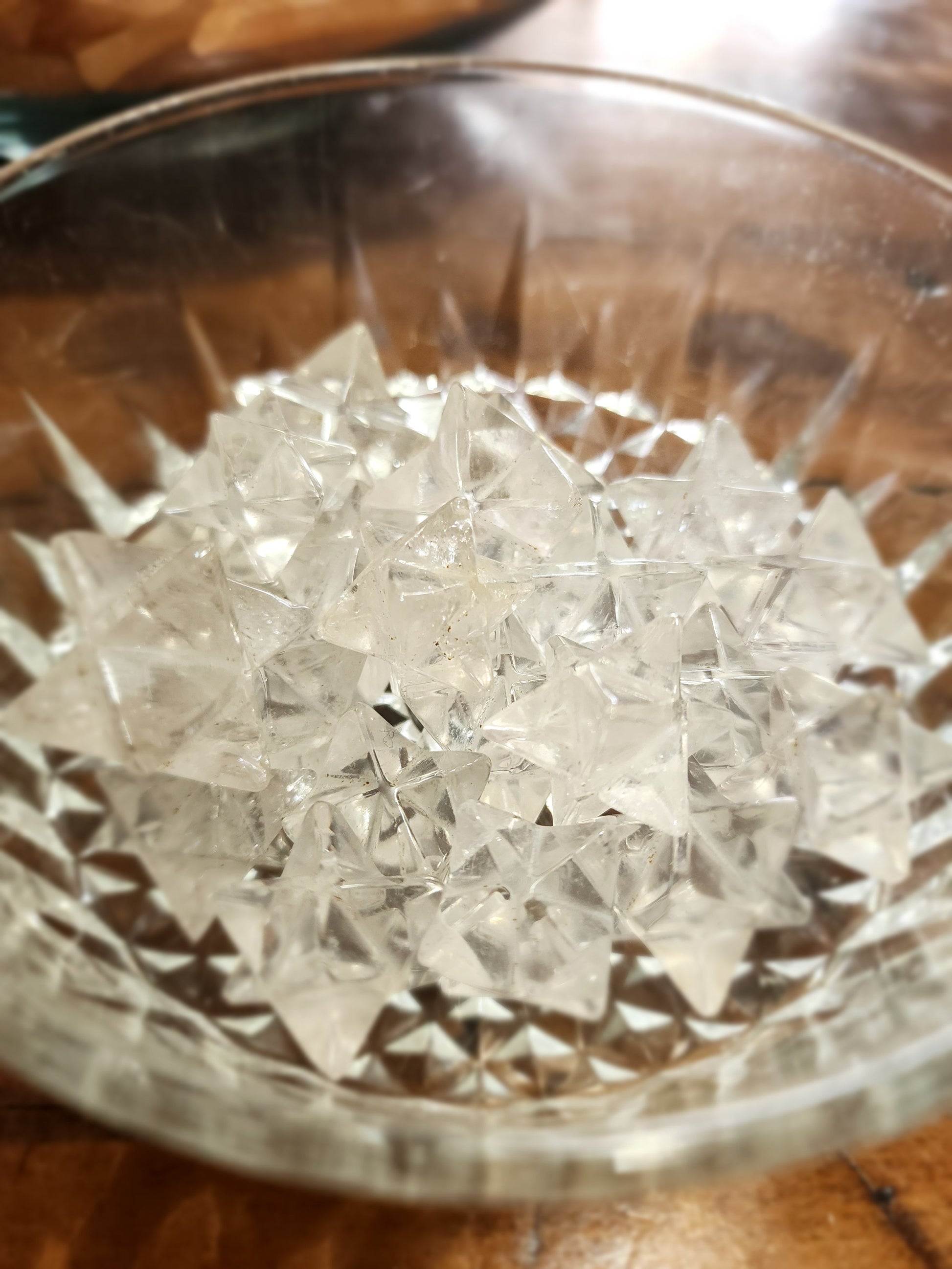 🔯✨ 1’’ Merkabah Amethyst & Clear Quartz – Spiritual Protection & Amplified Energy! 💜🌟 - Carvings