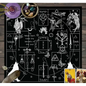 12 Constellations Tablecloth - 29.5 / White - Tapestry