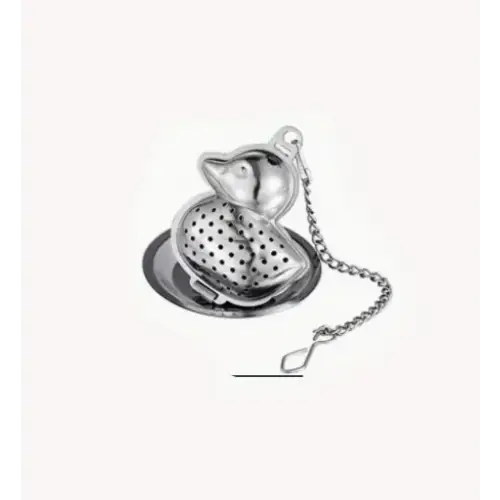 🦆✨ 2-Piece Set Stainless Steel Creative Tea Infuser with Tray – Duck Design – Whimsical Tea Enjoyment! ☕ - Teas &