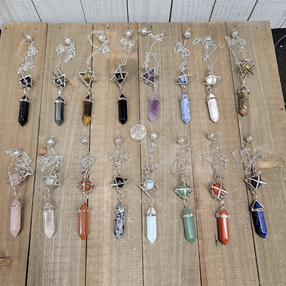 3 PIECE MERKABA PENDULUM - Pendulums & Mats