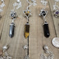 3 PIECE MERKABA PENDULUM - TIGERS EYE - Pendulums & Mats