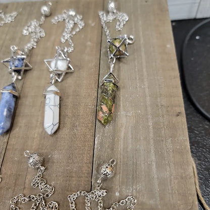 3 PIECE MERKABA PENDULUM - UKANITE - Pendulums & Mats