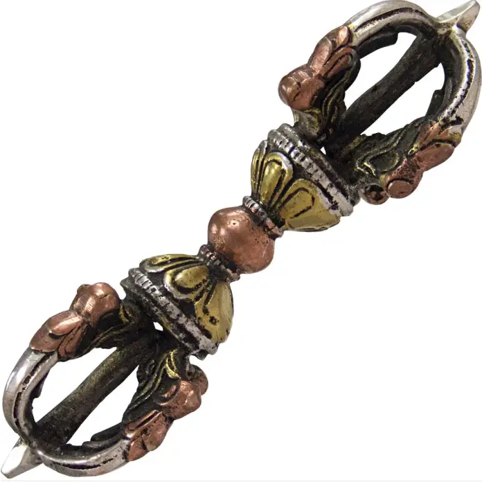 4.25’’ Brass and Copper Double Dorjee - Sound & Vibrational Healing