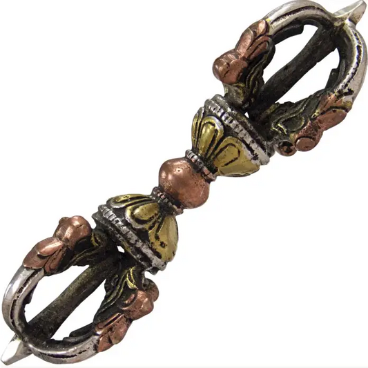 4.25’’ Brass and Copper Double Dorjee - Sound & Vibrational Healing