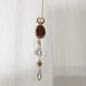 Agate slice sun catchers - Red - Home Decor