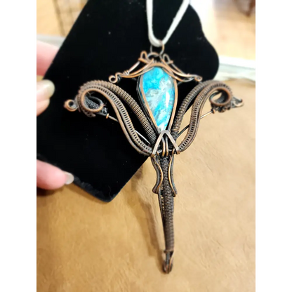 Amazing Copper Wire Wrapped Pendants! In Store - Divine feminine - Jewelry