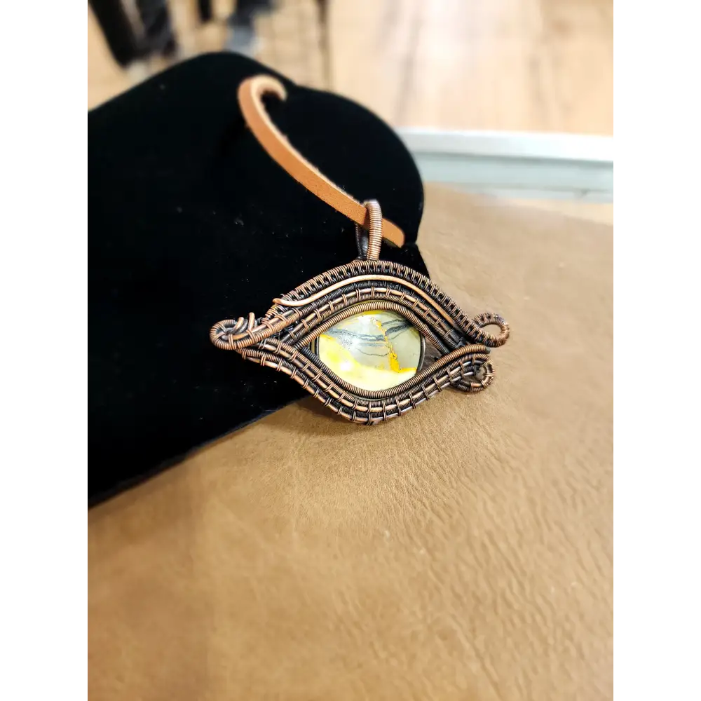 Amazing Copper Wire Wrapped Pendants! In Store - Eye - Jewelry