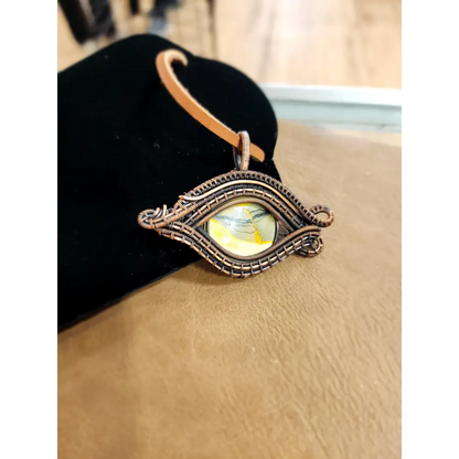 Amazing Copper Wire Wrapped Pendants! In Store - Eye - Jewelry