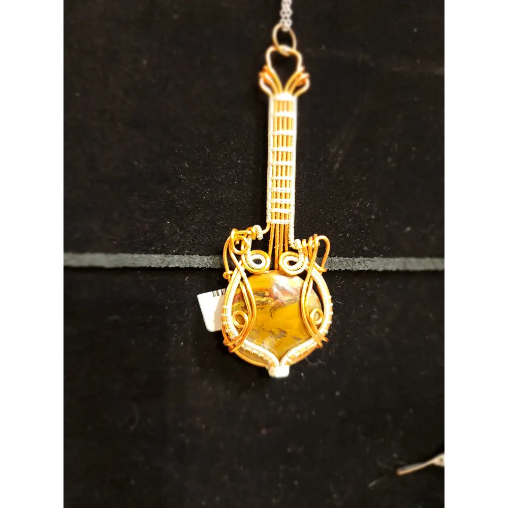 Amazing Copper Wire Wrapped Pendants! In Store - Guitar - Jewelry