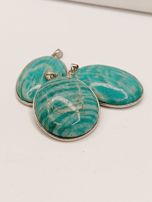 💚✨ Amazonite Pendant – Truth Harmony and Soothing Energy 🌿 - Jewelry