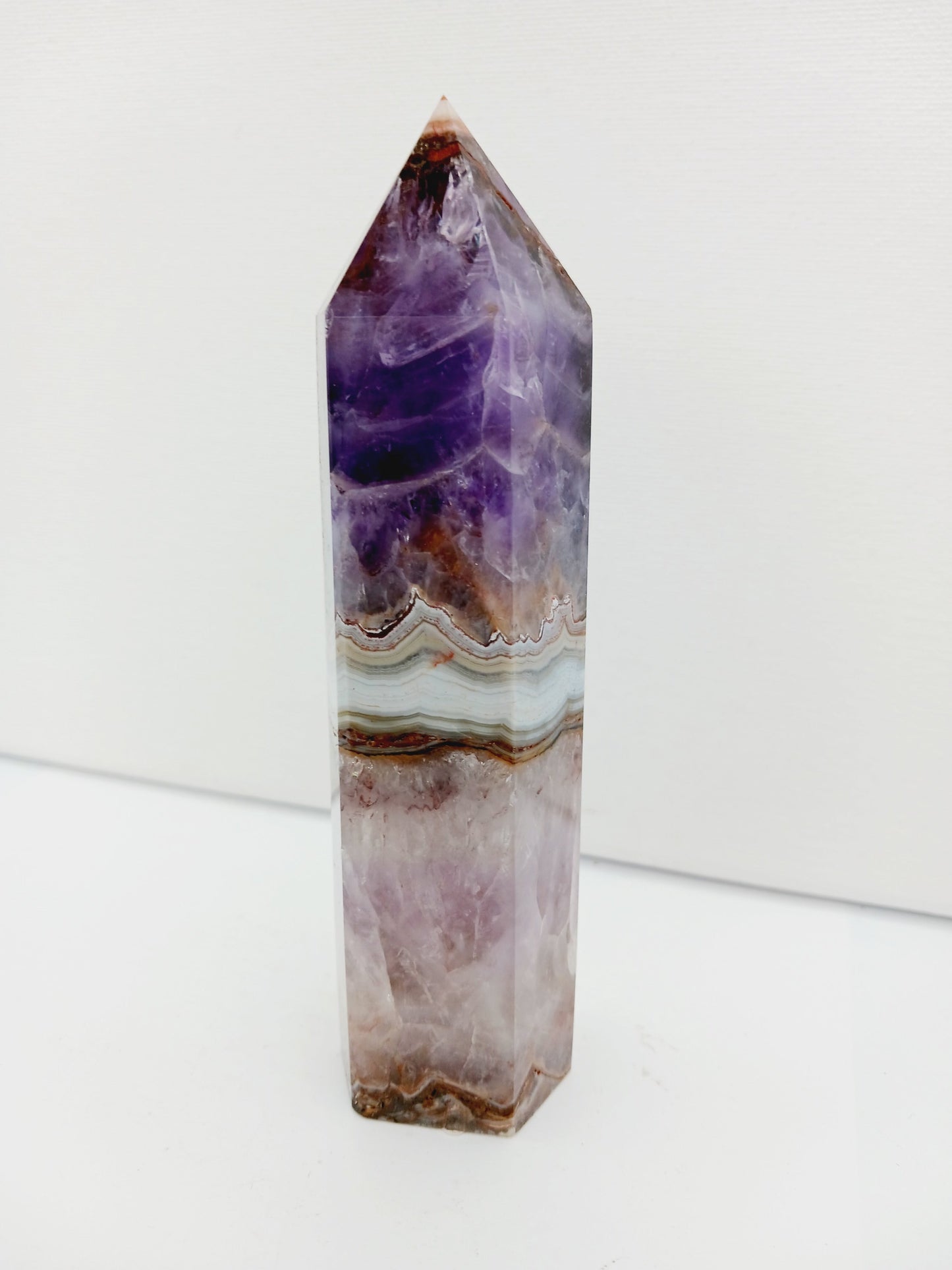 💜🏔️ Amethyst Agate Tower 5 Inch – Balance Protection and Spiritual Growth ✨ - 2 - 5.5’’ - Towers